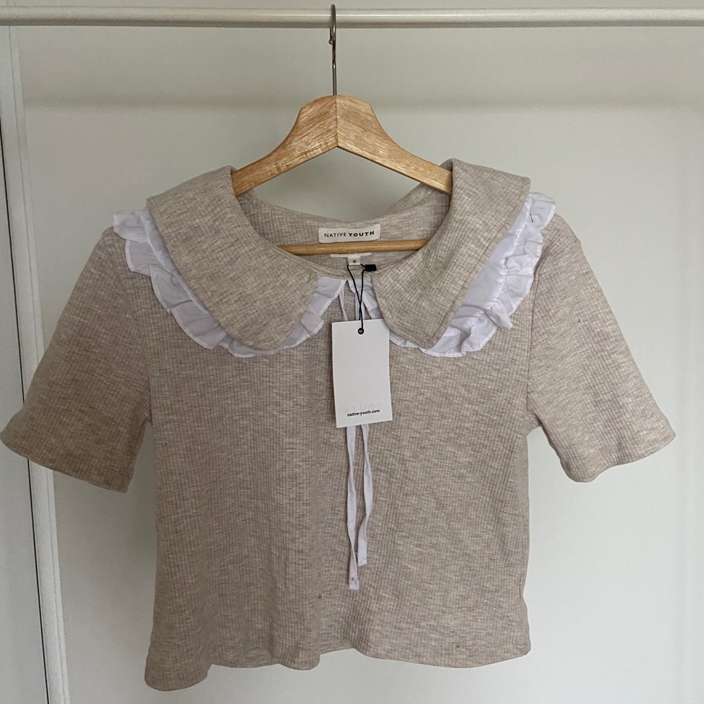 Native Youth Cottagecore Blouse Top